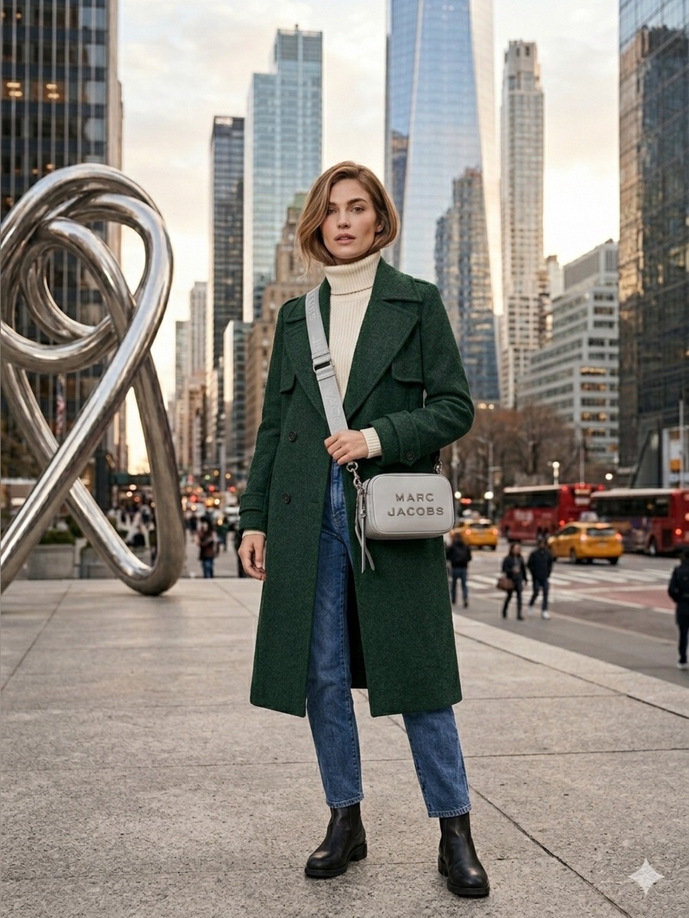 Marc Jacobs Rock Grey Crossbody Bag & Card Case
